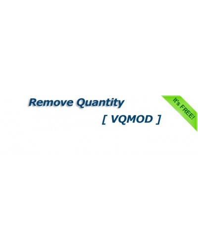 Remove Quantity [VQMOD]